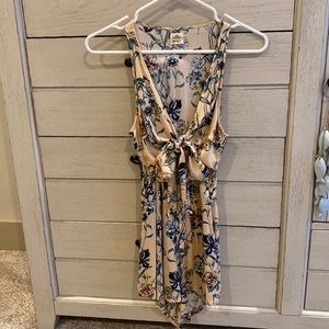 O’Neill Floral Romper Size XS NWOT